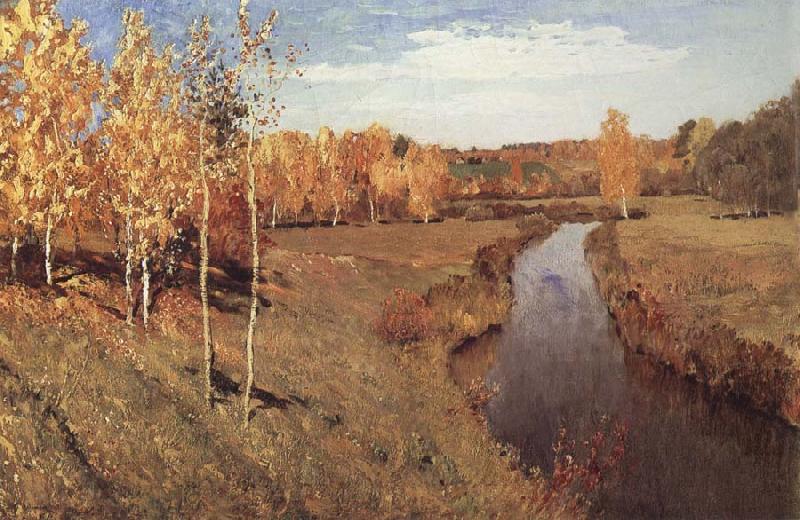 Levitan, Isaak Golden autumn Spain oil painting art